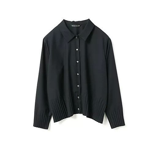 【ミズイロ インド/mizuiro ind】のプリーツヘムシャツ インテリア・キッズ・メンズ・レディースファッション・服の通販 founy(ファニー) ファッション Fashion レディースファッション Fashion for Women トップス・カットソー Cut & Sew Tops シャツ・ブラウス・オフィスカジュアル Elegant Blouses & Button-Ups ジャケット Jacket, Outerwear プリーツ Pleats, Pleated ベスト Vest, Waistcoat エレガント 上品 Elegant 夏 Summer 秋 Autumn ネイビー|ID: prp329100004710702 ipo3291000000035904878