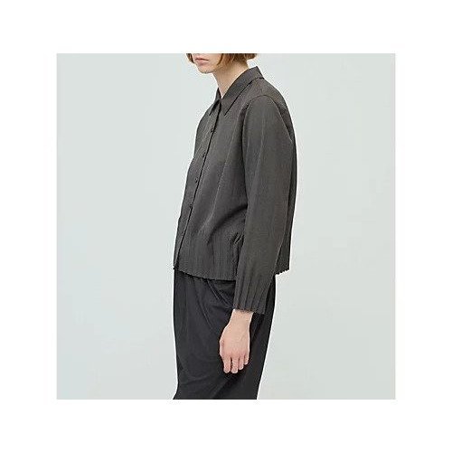 【ミズイロ インド/mizuiro ind】のプリーツヘムシャツ 人気、トレンドファッション・服の通販 founy(ファニー) ファッション Fashion レディースファッション Fashion for Women トップス・カットソー Cut & Sew Tops シャツ・ブラウス・オフィスカジュアル Elegant Blouses & Button-Ups ジャケット Jacket, Outerwear プリーツ Pleats, Pleated ベスト Vest, Waistcoat エレガント 上品 Elegant 夏 Summer 秋 Autumn other-3|ID: prp329100004710702 ipo3291000000035904883