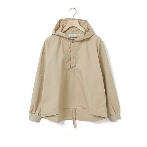 【ミディウミ/MidiUmi】のフード付きプルオーバーシャツ インテリア・キッズ・メンズ・レディースファッション・服の通販 founy(ファニー) 　ファッション　Fashion　レディースファッション　Fashion for Women　トップス・カットソー　Cut & Sew Tops　シャツ・ブラウス・オフィスカジュアル　Elegant Blouses & Button-Ups　カジュアルプルオーバー・ニットトップス　Pullovers & Knit Tops / Casual Pullovers　インナー　Innerwear　タイプライター　Typewriter Fabric, Crisp Cotton　トレーナー　Sweatshirt, Trainer　パーカー　Hoodie, Parka　A/W・秋冬　Autumn/Winter　ベージュ|ID: prp329100004710706 ipo3291000000034027666