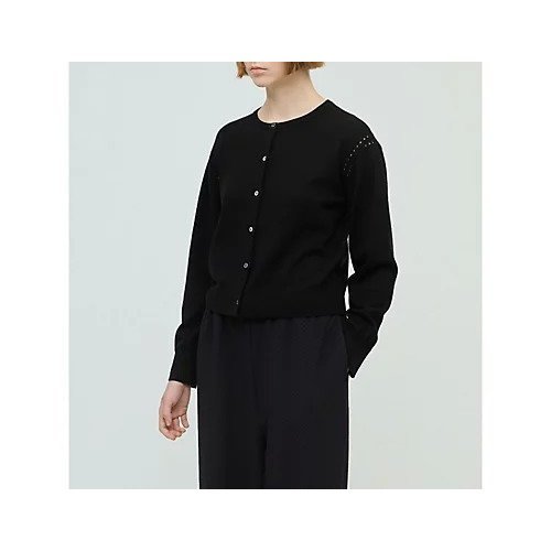 【ミズイロ インド/mizuiro ind】のクルーネックカーディガンクロシェ 人気、トレンドファッション・服の通販 founy(ファニー) 　ファッション　Fashion　レディースファッション　Fashion for Women　トップス・カットソー　Cut & Sew Tops　カーディガン・羽織り　Layered Style Cardigans　かぎ針　Crochet　シンプル　Simple, Minimal　ベーシック　Basic, Essential　冬　Winter / This Winter　other-2|ID: prp329100004710710 ipo3291000000035904961