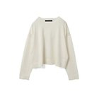 【ミズイロ インド/mizuiro ind】のクルーネックワイドチュニッククロシェ アイボリー|ID: prp329100004710716 ipo3291000000035304204