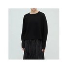 【ミズイロ インド/mizuiro ind】のクルーネックワイドチュニッククロシェ ブラック|ID: prp329100004710716 ipo3291000000035904902