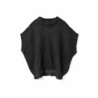 【ミズイロ インド/mizuiro ind】のヘアリーコクーンワイドベスト ブラック|ID: prp329100004710724 ipo3291000000036332633