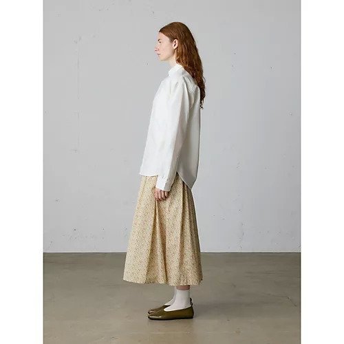 【ミディウミ/MidiUmi】のリバティフレアスカート 人気、トレンドファッション・服の通販 founy(ファニー) 　ファッション　Fashion　レディースファッション　Fashion for Women　スカート　Skirts　Aライン・フレアスカート　A-Line & Flared Skirts　アクリル　Acrylic Material　シルク　Silk, 100% Silk　ペチコート　Petticoat, Underskirt　ボタニカル　Botanical, Floral Pattern　リラックス　Relax, Relaxed Fit　other-3|ID: prp329100004710728 ipo3291000000034027828