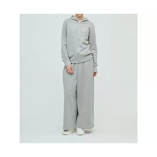 【ミズイロ インド/mizuiro ind】のスウェットワイドイージーパンツ インテリア・キッズ・メンズ・レディースファッション・服の通販 founy(ファニー) 　ファッション　Fashion　レディースファッション　Fashion for Women　パンツ　Pants & Trousers　セットアップ　Set-Up, Coordinated Outfit　ベーシック　Basic, Essential　リラックス　Relax, Relaxed Fit　ワイド　Wide, Wide Fit　グレー|ID: prp329100004710730 ipo3291000000034027841