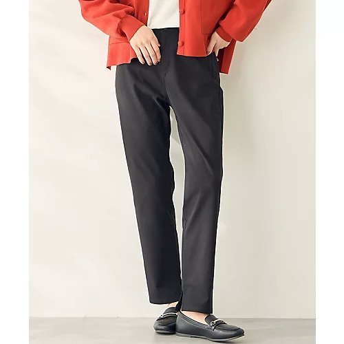 【エニー/ANY】の【ストレッチ/洗濯機可/ウエストゴム/UVカット】7days裏起毛テーパードパンツ インテリア・キッズ・メンズ・レディースファッション・服の通販 founy(ファニー) 　ファッション　Fashion　レディースファッション　Fashion for Women　パンツ　Pants & Trousers　洗える　Machine Washable　シンプル　Simple, Minimal　スウェット / スエット　Sweatshirt, Sweatwear　ストレッチ　Stretch, Stretchy Fabric　ストレート　Straight, Straight Cut　スニーカー　Sneakers, Trainers　スリット　Slit, Slit Detail　ポケット　Pocket, Pocket Detail　A/W・秋冬　Autumn/Winter　おすすめ　Recommended / Our Picks　ビジネス 仕事 通勤　Business / Work / Commuting　ブラック|ID: prp329100004710732 ipo3291000000034027857