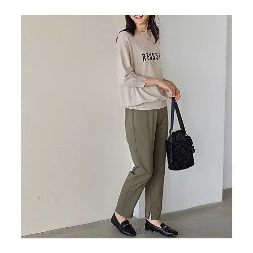 【エニー/ANY】の【ストレッチ/洗濯機可/ウエストゴム/UVカット】7days裏起毛テーパードパンツ 人気、トレンドファッション・服の通販 founy(ファニー) 　ファッション　Fashion　レディースファッション　Fashion for Women　パンツ　Pants & Trousers　洗える　Machine Washable　シンプル　Simple, Minimal　スウェット / スエット　Sweatshirt, Sweatwear　ストレッチ　Stretch, Stretchy Fabric　ストレート　Straight, Straight Cut　スニーカー　Sneakers, Trainers　スリット　Slit, Slit Detail　ポケット　Pocket, Pocket Detail　A/W・秋冬　Autumn/Winter　おすすめ　Recommended / Our Picks　ビジネス 仕事 通勤　Business / Work / Commuting　other-3|ID: prp329100004710732 ipo3291000000034027863