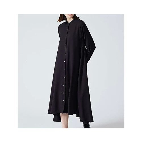 【ミズイロ インド/mizuiro ind】のT/Rスタンドカラーフレアワンピース 人気、トレンドファッション・服の通販 founy(ファニー) 　ファッション　Fashion　レディースファッション　Fashion for Women　ワンピース　Dresses　オケージョン　Occasion Wear　スタンド　Stand Collar, Upright Stand　フレア　Flare, Flared　フロント　Front, Front Design　人気　Popular, Best Seller　定番　Standard, Basic Item　羽織　Haori, Light Jacket　 other-1|ID: prp329100004710743 ipo3291000000034027938