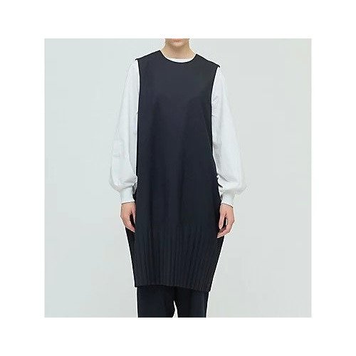 【ミズイロ インド/mizuiro ind】のプリーツヘムノースリーブワンピース インテリア・キッズ・メンズ・レディースファッション・服の通販 founy(ファニー) 　ファッション　Fashion　レディースファッション　Fashion for Women　ワンピース　Dresses　おすすめ　Recommended / Our Picks　オケージョン　Occasion Wear　ノースリーブ　Sleeveless, No-Sleeve　プリーツ　Pleats, Pleated　ベスト　Vest, Waistcoat　エレガント 上品　Elegant　夏　Summer　秋　Autumn　ネイビー|ID: prp329100004710749 ipo3291000000034027979