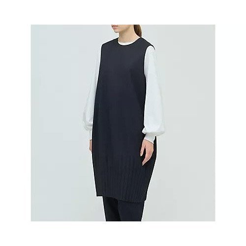 【ミズイロ インド/mizuiro ind】のプリーツヘムノースリーブワンピース 人気、トレンドファッション・服の通販 founy(ファニー) 　ファッション　Fashion　レディースファッション　Fashion for Women　ワンピース　Dresses　おすすめ　Recommended / Our Picks　オケージョン　Occasion Wear　ノースリーブ　Sleeveless, No-Sleeve　プリーツ　Pleats, Pleated　ベスト　Vest, Waistcoat　エレガント 上品　Elegant　夏　Summer　秋　Autumn　other-2|ID: prp329100004710749 ipo3291000000034027983