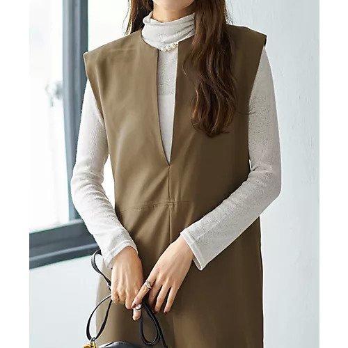 【スタイルデリ/STYLE DELI】のテクスチャーインナータートルトップス インテリア・キッズ・メンズ・レディースファッション・服の通販 founy(ファニー) 　ファッション　Fashion　レディースファッション　Fashion for Women　トップス・カットソー　Cut & Sew Tops　インナー　Innerwear　秋　Autumn　カットソー　Cut and Sewn Top　キャミソール　Camisole, Spaghetti Strap Top　サロペット　Overalls, Salopette　シアー　Sheer, See-Through　ジャケット　Jacket, Outerwear　ハイネック　High Neck, Mock Neck　フェイス　Face, Facial Design　ブルゾン　Blouson, Bomber Jacket　ポケット　Pocket, Pocket Detail　ミックス　Mix, Mixed Style　夏　Summer　ホワイトミックス|ID: prp329100004712205 ipo3291000000034037203