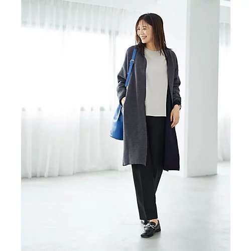 【スタイルデリ/STYLE DELI】のダブルフェイスコーディガン 人気、トレンドファッション・服の通販 founy(ファニー) 　ファッション　Fashion　レディースファッション　Fashion for Women　秋　Autumn　クール　Cool, Chic　コーディガン　Coatigan, Knit Coat　シンプル　Simple, Minimal　スリット　Slit, Slit Detail　ダブル　Double, Double-Breasted　トッパー　Topper, Light Cardigan　定番　Standard, Basic Item　人気　Popular, Best Seller　フェイス　Face, Facial Design　フラット　Flat, Flat Shoes　ブルゾン　Blouson, Bomber Jacket　ポケット　Pocket, Pocket Detail　リバーシブル　Reversible, Two-Sided　ロング　Long, Long-Length　A/W・秋冬　Autumn/Winter　夏　Summer　other-2|ID: prp329100004712209 ipo3291000000034037242