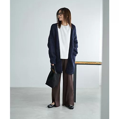 【スタイルデリ/STYLE DELI】のあったかモコモコニットガウン 人気、トレンドファッション・服の通販 founy(ファニー) 　ファッション　Fashion　レディースファッション　Fashion for Women　トップス・カットソー　Cut & Sew Tops　ニット　Knit Tops & Sweaters　イエロー　Yellow　ガウン　Gown, Robe　シンプル　Simple, Minimal　ベーシック　Basic, Essential　ポケット　Pocket, Pocket Detail　ミックス　Mix, Mixed Style　リラックス　Relax, Relaxed Fit　ループ　Loop, Loop Knit　冬　Winter / This Winter　A/W・秋冬　Autumn/Winter　other-2|ID: prp329100004712212 ipo3291000000034037260