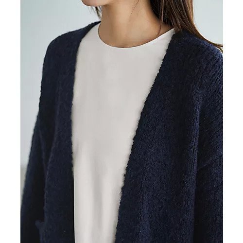 【スタイルデリ/STYLE DELI】のあったかモコモコニットガウン 人気、トレンドファッション・服の通販 founy(ファニー) 　ファッション　Fashion　レディースファッション　Fashion for Women　トップス・カットソー　Cut & Sew Tops　ニット　Knit Tops & Sweaters　イエロー　Yellow　ガウン　Gown, Robe　シンプル　Simple, Minimal　ベーシック　Basic, Essential　ポケット　Pocket, Pocket Detail　ミックス　Mix, Mixed Style　リラックス　Relax, Relaxed Fit　ループ　Loop, Loop Knit　冬　Winter / This Winter　A/W・秋冬　Autumn/Winter　other-3|ID: prp329100004712212 ipo3291000000034037262