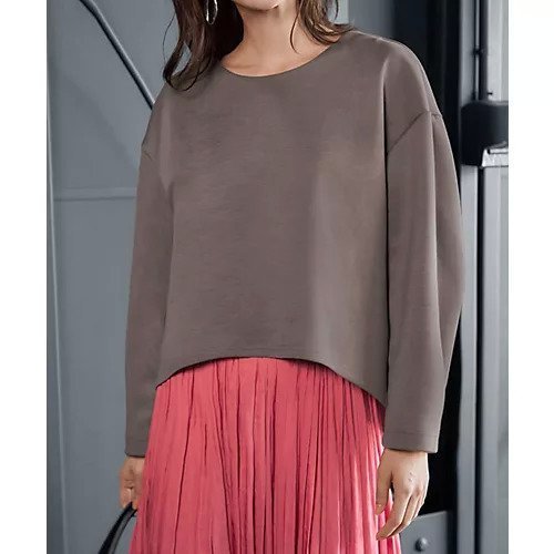 【スタイルデリ/STYLE DELI】の【Made in JAPAN】バナナスリーブダンボールトップス インテリア・キッズ・メンズ・レディースファッション・服の通販 founy(ファニー) 　ファッション　Fashion　レディースファッション　Fashion for Women　トップス・カットソー　Cut & Sew Tops　カットソー　Cut and Sewn Top　ショート　Short, Short Length　トレンド　Trend, Trending Now　定番　Standard, Basic Item　フォルム　Silhouette, Form　ポケット　Pocket, Pocket Detail　日本製　Made In Japan　夏　Summer　ココアグレー|ID: prp329100004712214 ipo3291000000034037274