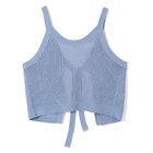 【プレインピープル/PLAIN PEOPLE】のモールニットキャミソール ブルー|ID: prp329100004714066 ipo3291000000035292051