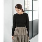 【スタイルデリ/STYLE DELI】の中太リブBASIC長袖カットソートップス 人気、トレンドファッション・服の通販 founy(ファニー) ファッション Fashion レディースファッション Fashion for Women トップス・カットソー Cut & Sew Tops カットソー・ベーシックTシャツ Cut-and-Sewn Tops / Stretch Tees & Basics イエロー Yellow カットソー Cut and Sewn Top カーディガン Cardigan, Knitwear サロペット Overalls, Salopette シンプル Simple, Minimal ジャケット Jacket, Outerwear ストレート Straight, Straight Cut スリット Slit, Slit Detail 定番 Standard, Basic Item 長袖 Long Sleeve, Full Sleeve フィット Fit, Slim Fit thumbnail ブラック|ID: prp329100004714069 ipo3291000000034056961