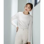 【スタイルデリ/STYLE DELI】の中太リブBASIC長袖カットソートップス 人気、トレンドファッション・服の通販 founy(ファニー) ファッション Fashion レディースファッション Fashion for Women トップス・カットソー Cut & Sew Tops カットソー・ベーシックTシャツ Cut-and-Sewn Tops / Stretch Tees & Basics イエロー Yellow カットソー Cut and Sewn Top カーディガン Cardigan, Knitwear サロペット Overalls, Salopette シンプル Simple, Minimal ジャケット Jacket, Outerwear ストレート Straight, Straight Cut スリット Slit, Slit Detail 定番 Standard, Basic Item 長袖 Long Sleeve, Full Sleeve フィット Fit, Slim Fit thumbnail ホワイト|ID: prp329100004714069 ipo3291000000034056963