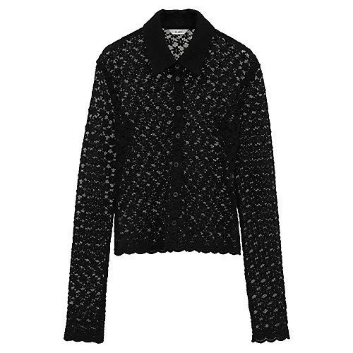 【クラネ/CLANE】の3D FLOWER LACE SHIRT インテリア・キッズ・メンズ・レディースファッション・服の通販 founy(ファニー) https://founy.com/ ファッション Fashion レディースファッション Fashion for Women トップス・カットソー Cut & Sew Tops シャツ・ブラウス・オフィスカジュアル Elegant Blouses & Button-Ups 2025年 2025 2025-2026秋冬・A/W Autumn/Winter 2025–26 AW25–26 おすすめ Recommended / Our Picks カーディガン Cardigan, Knitwear コンパクト Compact, Small Size スカラップ Scallop, Scalloped Edge ストレッチ Stretch, Stretchy Fabric バランス Balance, Style Balance フェミニン Feminine, Girly フラワー Flower, Floral ボトム Bottoms, Lower Wear レース Lace, Lace Fabric 今季 This Season, Current Season |ID: prp329100004714077 ipo3291000000035438091