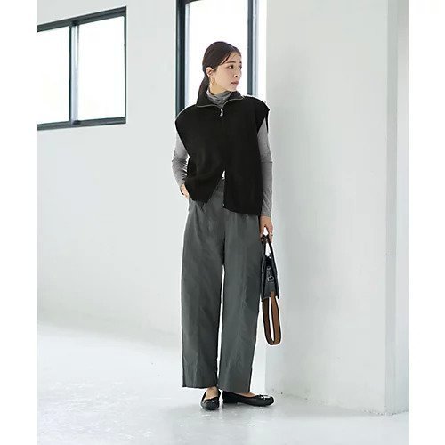 【スタイルデリ/STYLE DELI】のWファスナースタンドネックニットベスト 人気、トレンドファッション・服の通販 founy(ファニー) 　ファッション　Fashion　レディースファッション　Fashion for Women　アウター　Coat / Outerwear Collection　トップス・カットソー　Cut & Sew Tops　ニット　Knit Tops & Sweaters　ベスト&ジレ / 重ね着スタイル　Vests & Gilets　イエロー　Yellow　カットソー　Cut and Sewn Top　シルバー　Silver, Metallic Silver　ジップ　Zip, Zipper　ジャケット　Jacket, Outerwear　スタンド　Stand Collar, Upright Stand　ストレート　Straight, Straight Cut　スリット　Slit, Slit Detail　ダブル　Double, Double-Breasted　定番　Standard, Basic Item　ノースリーブ　Sleeveless, No-Sleeve　バランス　Balance, Style Balance　ベスト　Vest, Waistcoat　ポケット　Pocket, Pocket Detail　防寒　Cold Protection, Winter-Ready　ミドル　Middle Length, Mid Height　A/W・秋冬　Autumn/Winter　other-2|ID: prp329100004714087 ipo3291000000034057099