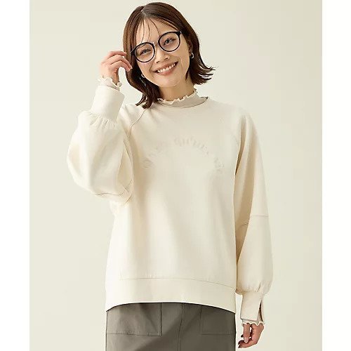 【エニー/ANY】のロゴ刺繍ダンボールトレーナー インテリア・キッズ・メンズ・レディースファッション・服の通販 founy(ファニー) ファッション Fashion レディースファッション Fashion for Women インナー Innerwear ストレッチ Stretch, Stretchy Fabric スリット Slit, Slit Detail デニム Denim, Jeans Material トレーナー Sweatshirt, Trainer ボトム Bottoms, Lower Wear ワンポイント One Point, Statement Accent おすすめ Recommended / Our Picks エレガント 上品 Elegant エクリュ|ID: prp329100004714092 ipo3291000000034057126