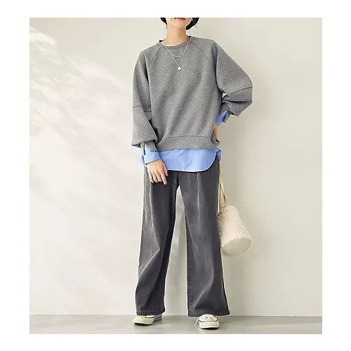 【エニー/ANY】のロゴ刺繍ダンボールトレーナー 人気、トレンドファッション・服の通販 founy(ファニー) ファッション Fashion レディースファッション Fashion for Women インナー Innerwear ストレッチ Stretch, Stretchy Fabric スリット Slit, Slit Detail デニム Denim, Jeans Material トレーナー Sweatshirt, Trainer ボトム Bottoms, Lower Wear ワンポイント One Point, Statement Accent おすすめ Recommended / Our Picks エレガント 上品 Elegant other-3|ID: prp329100004714092 ipo3291000000034057135