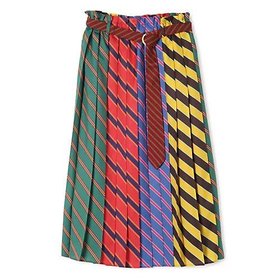 【ミュベール/MUVEIL】のネクタイプリーツスカート 人気、トレンドファッション・服の通販 founy(ファニー) ファッション Fashion レディースファッション Fashion for Women スカート Skirts プリーツスカート / 上品フェミニンスタイル Pleated Skirts 2025年 2025 2025-2026秋冬・A/W Autumn/Winter 2025–26 AW25–26 カラフル Colorful Design パッチワーク Patchwork, Mixed Fabric プリーツ Pleats, Pleated |ID:prp329100004714097