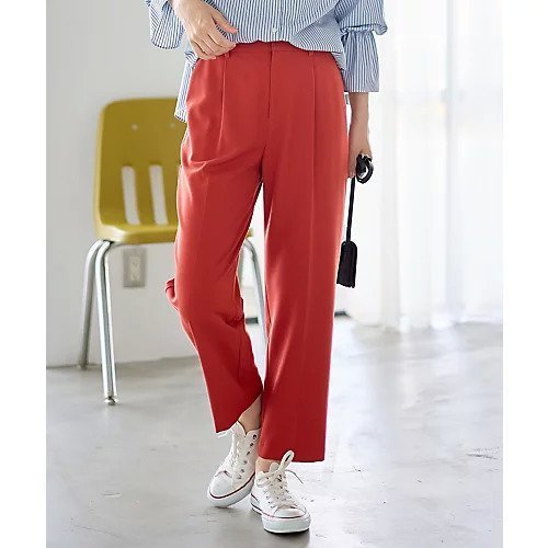 【エニー/ANY】の【6サイズ展開/洗濯機可/裏起毛/ウエストゴム/2WAYストレッチ】ウォームテーパードパンツ インテリア・キッズ・メンズ・レディースファッション・服の通販 founy(ファニー) 　ファッション　Fashion　レディースファッション　Fashion for Women　パンツ　Pants & Trousers　ストレッチ　Stretch, Stretchy Fabric　センター　Center, Center Line　定番　Standard, Basic Item　ピーチ　Peach, Soft Touch　ミックス　Mix, Mixed Style　リラックス　Relax, Relaxed Fit　楽ちん　Easy Fit, Comfortable　おすすめ　Recommended / Our Picks　ビジネス 仕事 通勤　Business / Work / Commuting　オレンジ|ID: prp329100004714100 ipo3291000000034057205