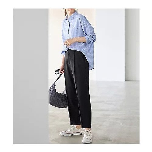 【エニー/ANY】の【6サイズ展開/洗濯機可/裏起毛/ウエストゴム/2WAYストレッチ】ウォームテーパードパンツ 人気、トレンドファッション・服の通販 founy(ファニー) 　ファッション　Fashion　レディースファッション　Fashion for Women　パンツ　Pants & Trousers　ストレッチ　Stretch, Stretchy Fabric　センター　Center, Center Line　定番　Standard, Basic Item　ピーチ　Peach, Soft Touch　ミックス　Mix, Mixed Style　リラックス　Relax, Relaxed Fit　楽ちん　Easy Fit, Comfortable　おすすめ　Recommended / Our Picks　ビジネス 仕事 通勤　Business / Work / Commuting　other-3|ID: prp329100004714100 ipo3291000000034057210