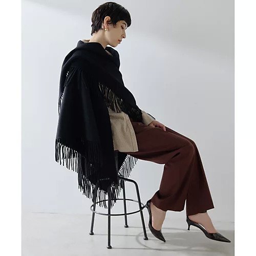 【ウィムガゼット/Whim Gazette】の【Christian AKS】Wool Fringe Stole 人気、トレンドファッション・服の通販 founy(ファニー) 　ファッション　Fashion　レディースファッション　Fashion for Women　シンプル　Simple, Minimal　ストール　Stole, Wrap　フリンジ　Fringe, Tassel　別注　Limited Edition, Custom Order　2025年　2025　2025-2026秋冬・A/W　Autumn/Winter 2025–26 AW25–26　other-2|ID: prp329100004714116 ipo3291000000034057329