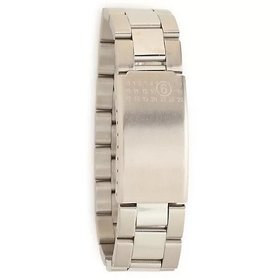 【エムエム6 メゾン マルタン マルジェラ/MM6 Maison Martin Margiela】 BRACELET人気、トレンドファッション・服の通販 founy(ファニー) ファッション Fashion レディースファッション Fashion for Women ジュエリー Jewelry チェーン＆カフブレスレット Cuff & Chain Bracelets 2025年 2025 2025-2026秋冬・A/W Autumn/Winter 2025–26 AW25–26 シルバー Silver, Metallic Silver シンプル Simple, Minimal ブレスレット Bracelet, Wristband プレート Plate, Dish 腕時計 Wristwatch |ID:prp329100004714121