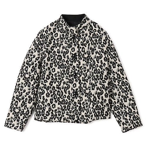 【シンメ/SINME】のレオパードジャケット インテリア・キッズ・メンズ・レディースファッション・服の通販 founy(ファニー) 　ファッション　Fashion　レディースファッション　Fashion for Women　アウター　Coat / Outerwear Collection　レディースジャケット・軽アウター　Jackets　なめらか　Smooth, Silky Texture　キュプラ　Cupro, Eco Fabric　ジャカード／ジャガード　Jacquard, Woven Pattern　ジャケット　Jacket, Outerwear　スタンド　Stand Collar, Upright Stand　チェック　Check, Plaid, Tartan　レオパード　Leopard, Animal Print　ロング　Long, Long-Length　ホワイト&#215;ブラック|ID: prp329100004714126 ipo3291000000034057411