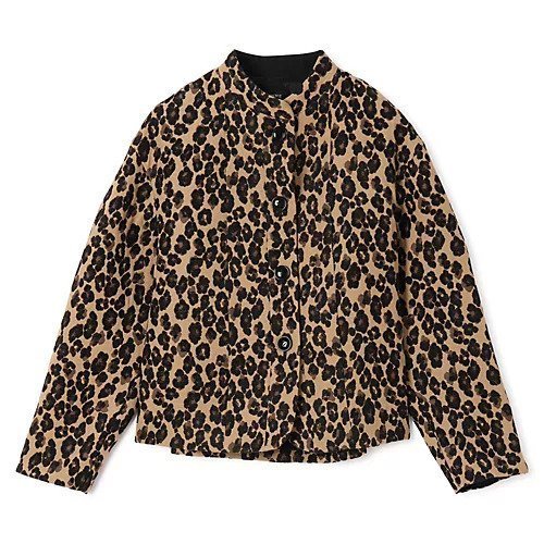 【シンメ/SINME】のレオパードジャケット インテリア・キッズ・メンズ・レディースファッション・服の通販 founy(ファニー) 　ファッション　Fashion　レディースファッション　Fashion for Women　アウター　Coat / Outerwear Collection　レディースジャケット・軽アウター　Jackets　なめらか　Smooth, Silky Texture　キュプラ　Cupro, Eco Fabric　ジャカード／ジャガード　Jacquard, Woven Pattern　ジャケット　Jacket, Outerwear　スタンド　Stand Collar, Upright Stand　チェック　Check, Plaid, Tartan　レオパード　Leopard, Animal Print　ロング　Long, Long-Length　ベージュ&#215;ブラック|ID: prp329100004714126 ipo3291000000034057412