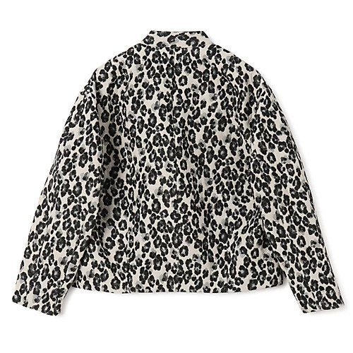 【シンメ/SINME】のレオパードジャケット 人気、トレンドファッション・服の通販 founy(ファニー) 　ファッション　Fashion　レディースファッション　Fashion for Women　アウター　Coat / Outerwear Collection　レディースジャケット・軽アウター　Jackets　なめらか　Smooth, Silky Texture　キュプラ　Cupro, Eco Fabric　ジャカード／ジャガード　Jacquard, Woven Pattern　ジャケット　Jacket, Outerwear　スタンド　Stand Collar, Upright Stand　チェック　Check, Plaid, Tartan　レオパード　Leopard, Animal Print　ロング　Long, Long-Length　other-2|ID: prp329100004714126 ipo3291000000034057413