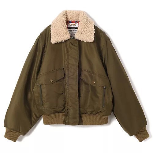 【ミュベール/MUVEIL】のワイルドシングスコラボ ボンバージャケット インテリア・キッズ・メンズ・レディースファッション・服の通販 founy(ファニー) 　ファッション　Fashion　レディースファッション　Fashion for Women　アウター　Coat / Outerwear Collection　レディースジャケット・軽アウター　Jackets　2025年　2025　2025-2026秋冬・A/W　Autumn/Winter 2025–26 AW25–26　おすすめ　Recommended / Our Picks　コラボ　Collaboration, Collab　スカーフ　Scarf, Neckwear　ブルゾン　Blouson, Bomber Jacket　モチーフ　Motif, Design Theme　リバーシブル　Reversible, Two-Sided　秋　Autumn　khaki|ID: prp329100004714127 ipo3291000000034057416