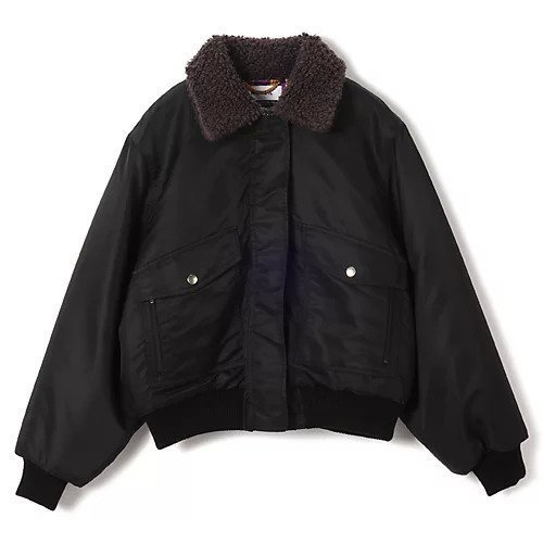 【ミュベール/MUVEIL】のワイルドシングスコラボ ボンバージャケット インテリア・キッズ・メンズ・レディースファッション・服の通販 founy(ファニー) 　ファッション　Fashion　レディースファッション　Fashion for Women　アウター　Coat / Outerwear Collection　レディースジャケット・軽アウター　Jackets　2025年　2025　2025-2026秋冬・A/W　Autumn/Winter 2025–26 AW25–26　おすすめ　Recommended / Our Picks　コラボ　Collaboration, Collab　スカーフ　Scarf, Neckwear　ブルゾン　Blouson, Bomber Jacket　モチーフ　Motif, Design Theme　リバーシブル　Reversible, Two-Sided　秋　Autumn　black|ID: prp329100004714127 ipo3291000000034057417