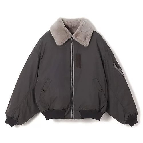 【ビューティフル ピープル/beautiful people】のdouble-end fur taffeta B-15 blouson インテリア・キッズ・メンズ・レディースファッション・服の通販 founy(ファニー) 　ファッション　Fashion　レディースファッション　Fashion for Women　アウター　Coat / Outerwear Collection　ブルゾンジャケット・スポーティアウター　Blouson Jackets　2025年　2025　2025-2026秋冬・A/W　Autumn/Winter 2025–26 AW25–26　コンパクト　Compact, Small Size　ジャケット　Jacket, Outerwear　ポケット　Pocket, Pocket Detail　リアル　Real, Realistic　gray|ID: prp329100004714128 ipo3291000000034057426