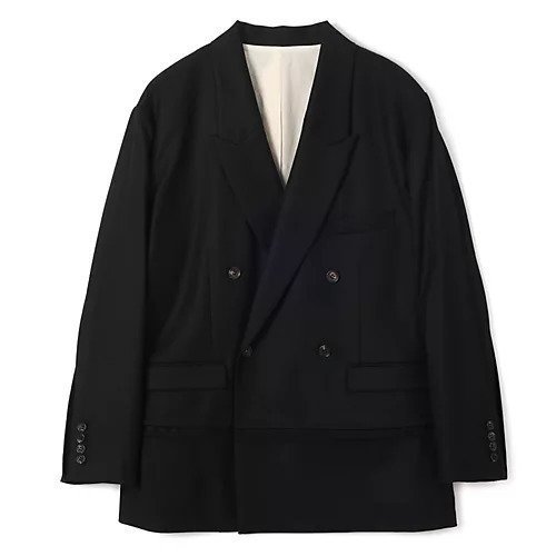 【ジュンミカミ/JUN MIKAMI】のフラノダブルJK インテリア・キッズ・メンズ・レディースファッション・服の通販 founy(ファニー) 　ファッション　Fashion　レディースファッション　Fashion for Women　2025年　2025　2025-2026秋冬・A/W　Autumn/Winter 2025–26 AW25–26　クラシカル　Classical, Vintage-Inspired　ジャケット　Jacket, Outerwear　ダブル　Double, Double-Breasted　今季　This Season, Current Season　ブラック|ID: prp329100004714130 ipo3291000000034057437