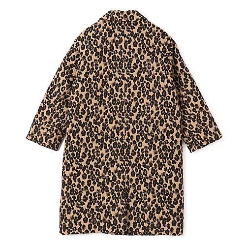 【シンメ/SINME】のレオパードコート 人気、トレンドファッション・服の通販 founy(ファニー) 　ファッション　Fashion　レディースファッション　Fashion for Women　アウター　Coat / Outerwear Collection　コート・ロングコート・ピーコート　Long Coats, Peacoats & More　キルティング　Quilted, Quilting　ジャカード／ジャガード　Jacquard, Woven Pattern　レオパード　Leopard, Animal Print　ロング　Long, Long-Length　other-2|ID: prp329100004714132 ipo3291000000034057454