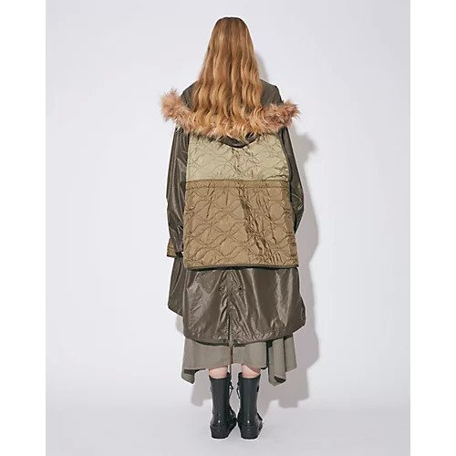 【ビューティフル ピープル/beautiful people】のmultilayering highc-ount chintz modscoat 人気、トレンドファッション・服の通販 founy(ファニー) 　ファッション　Fashion　レディースファッション　Fashion for Women　アウター　Coat / Outerwear Collection　コート・ロングコート・ピーコート　Long Coats, Peacoats & More　モッズコート・ミリタリー風アウター　Mods & Field Coats　2025年　2025　2025-2026秋冬・A/W　Autumn/Winter 2025–26 AW25–26　キルティング　Quilted, Quilting　ベスト　Vest, Waistcoat　モッズコート　Mods Coat, Military Parka　ライナー　Liner, Inner Layer　軽量　Lightweight, Ultra Light　other-3|ID: prp329100004714133 ipo3291000000034057460