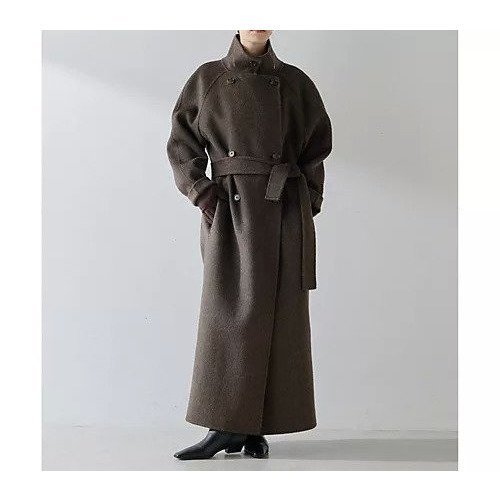 【ウィムガゼット/Whim Gazette】の【Christian AKS】Wool Double Coat 人気、トレンドファッション・服の通販 founy(ファニー) 　ファッション　Fashion　レディースファッション　Fashion for Women　アウター　Coat / Outerwear Collection　コート・ロングコート・ピーコート　Long Coats, Peacoats & More　シンプル　Simple, Minimal　バランス　Balance, Style Balance　ミックス　Mix, Mixed Style　ロング　Long, Long-Length　エレガント 上品　Elegant　2025年　2025　2025-2026秋冬・A/W　Autumn/Winter 2025–26 AW25–26　other-3|ID: prp329100004714135 ipo3291000000034057472