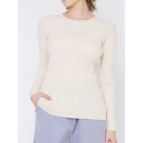 【ナナデコール/nanadecor】のコットンエアリーニット インテリア・キッズ・メンズ・レディースファッション・服の通販 founy(ファニー) ファッション Fashion レディースファッション Fashion for Women トップス・カットソー Cut & Sew Tops ニット Knit Tops & Sweaters フィット Fit, Slim Fit ボトム Bottoms, Lower Wear リブニット Rib Knit, Ribbed Knit 人気 Popular, Best Seller 冬 Winter / This Winter 秋 Autumn ナチュラル|ID: prp329100004714291 ipo3291000000034058669