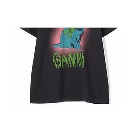 【ガニー/GANNI】 Basic Cotton Jersey Neon Kitty T-shirt人気、トレンドファッション・服の通販 founy(ファニー) ファッション Fashion レディースファッション Fashion for Women トップス・カットソー Cut & Sew Tops シャツ・ブラウス・オフィスカジュアル Elegant Blouses & Button-Ups ロングTシャツ・Tシャツ Longline T-Shirts & Tees 2025年 2025 2025-2026秋冬・A/W Autumn/Winter 2025–26 AW25–26 ガーリー Girly, Feminine Style ネオン Neon, Neon Color 洗える Machine Washable |ID:prp329100004715361