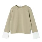 【エクラ/eclat】の【宮崎桃代さん別注】カフスつきダンボールプルオーバー ベージュ|ID:prp329100004715366
