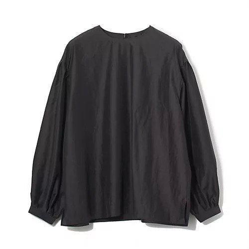 【イーバイエクラ/E by eclat】の【斉藤くみさんコラボ】タック入りTブラウス 人気、トレンドファッション・服の通販 founy(ファニー) 　ファッション　Fashion　レディースファッション　Fashion for Women　トップス・カットソー　Cut & Sew Tops　シャツ・ブラウス・オフィスカジュアル　Elegant Blouses & Button-Ups　コラボ　Collaboration, Collab　スリット　Slit, Slit Detail　ベーシック　Basic, Essential　洗える　Machine Washable　 other-1|ID: prp329100004715373 ipo3291000000034068280