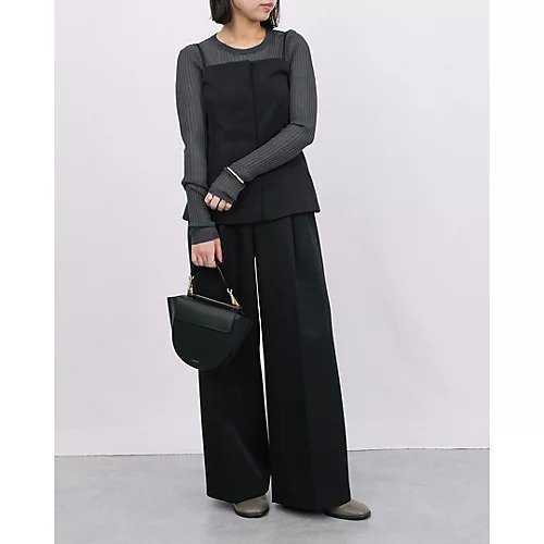 【エムセブンデイズ/M7days】の【東原妙子さんコラボ】【洗える】クルーネックシアーリブニット 人気、トレンドファッション・服の通販 founy(ファニー) ファッション Fashion レディースファッション Fashion for Women トップス・カットソー Cut & Sew Tops ニット Knit Tops & Sweaters インナー Innerwear コラボ Collaboration, Collab エレガント 上品 Elegant 洗える Machine Washable other-2|ID: prp329100004715376 ipo3291000000035843987