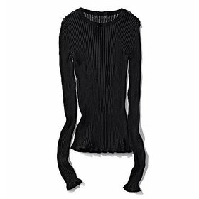 【エムセブンデイズ/M7days】の【東原妙子さんコラボ】【洗える】クルーネックシアーリブニット 人気、トレンドファッション・服の通販 founy(ファニー) ファッション Fashion レディースファッション Fashion for Women トップス・カットソー Cut & Sew Tops ニット Knit Tops & Sweaters インナー Innerwear コラボ Collaboration, Collab エレガント 上品 Elegant 洗える Machine Washable |ID:prp329100004715376