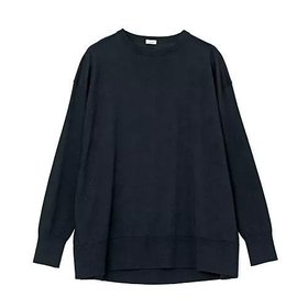 【ドロウェル/drawell】のバックフレアクルーネックニット 人気、トレンドファッション・服の通販 founy(ファニー) ファッション Fashion レディースファッション Fashion for Women トップス・カットソー Cut & Sew Tops ニット Knit Tops & Sweaters なめらか Smooth, Silky Texture エレガント 上品 Elegant フレア Flare, Flared ヨーク Yoke, Yoke Design 洗える Machine Washable |ID:prp329100004715380
