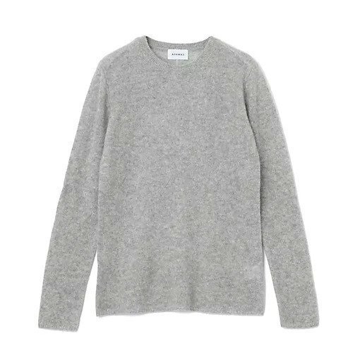 【エクラ/eclat】の【別注】カシミヤシアーニット インテリア・キッズ・メンズ・レディースファッション・服の通販 founy(ファニー) 　ファッション　Fashion　レディースファッション　Fashion for Women　トップス・カットソー　Cut & Sew Tops　ニット　Knit Tops & Sweaters　エレガント 上品　Elegant　シアー　Sheer, See-Through　別注　Limited Edition, Custom Order　洗える　Machine Washable　グレー(CLOUD)|ID: prp329100004715383 ipo3291000000034068355