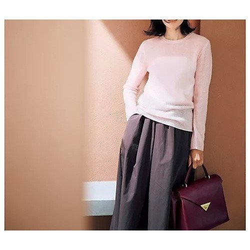 【エクラ/eclat】の【別注】カシミヤシアーニット 人気、トレンドファッション・服の通販 founy(ファニー) 　ファッション　Fashion　レディースファッション　Fashion for Women　トップス・カットソー　Cut & Sew Tops　ニット　Knit Tops & Sweaters　エレガント 上品　Elegant　シアー　Sheer, See-Through　別注　Limited Edition, Custom Order　洗える　Machine Washable　other-2|ID: prp329100004715383 ipo3291000000035441179